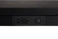 Alden Black Square End Table