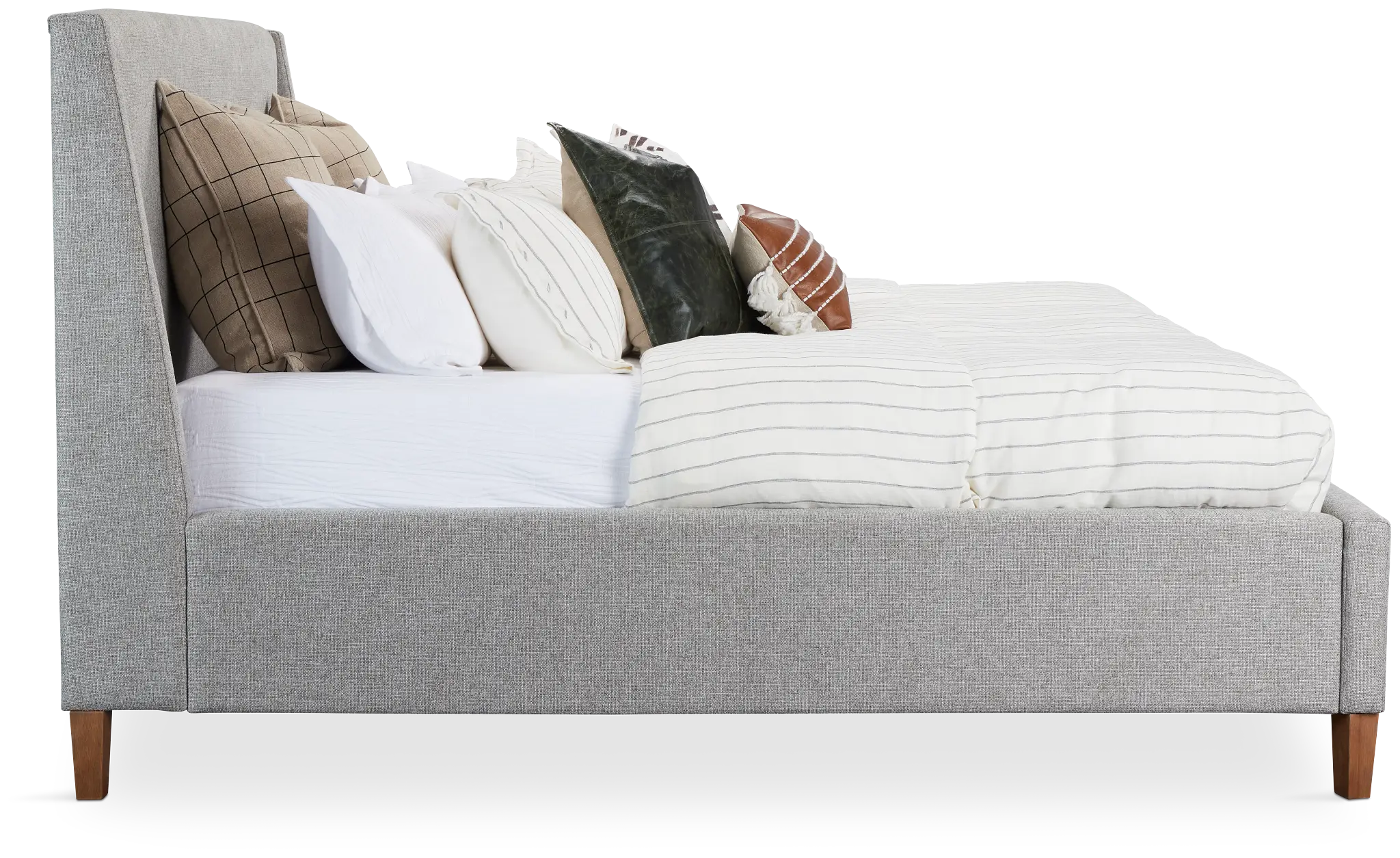 Provo Gray Uph Panel Bed Provo Gray Uph Panel Bed