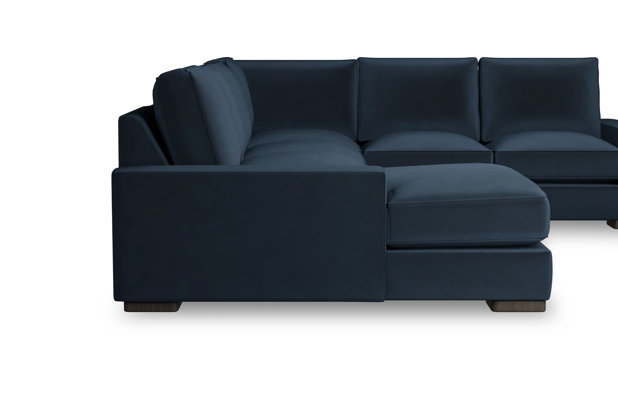 Edgewater Joya Dark Blue Medium Left Chaise Sectional