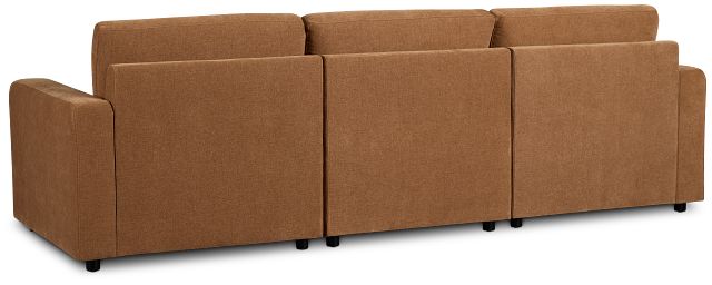 Addie Brown Fabric Left Chaise Storage Sectional