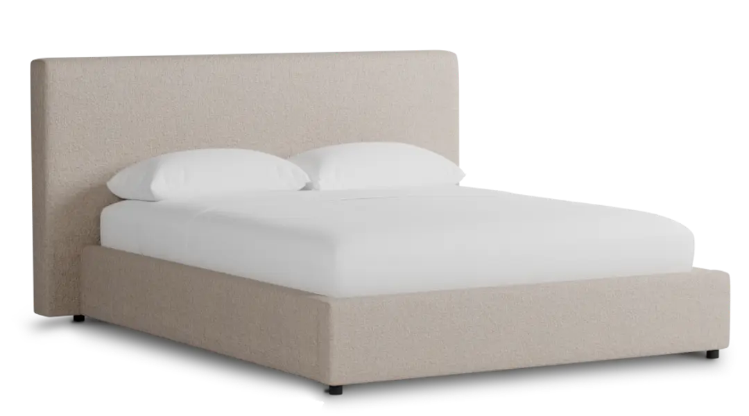 Grayton Elite Taupe 44" Upholstered Platform Bed Grayton Elite Taupe 44" Upholstered Platform Bed