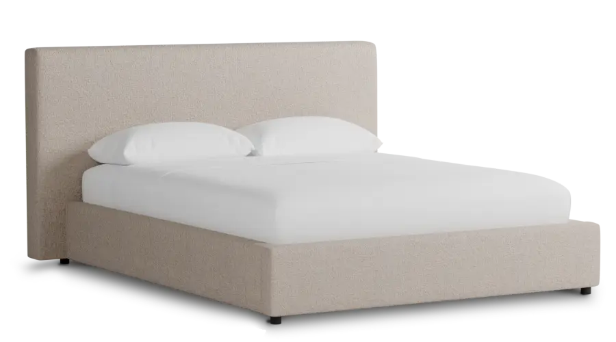 Grayton Elite Taupe 44" Upholstered Platform Bed Grayton Elite Taupe 44" Upholstered Platform Bed
