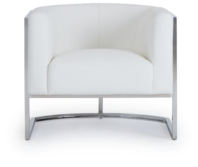 Hale White Micro Accent Chair