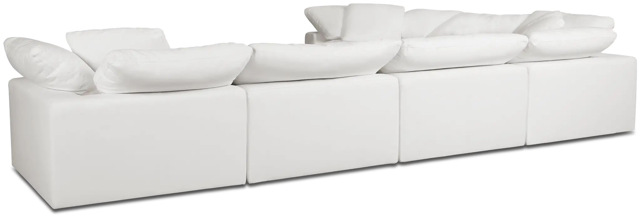Nixon White Fabric 6-piece Modular Sectional Nixon White Fabric 6-piece Modular Sectional