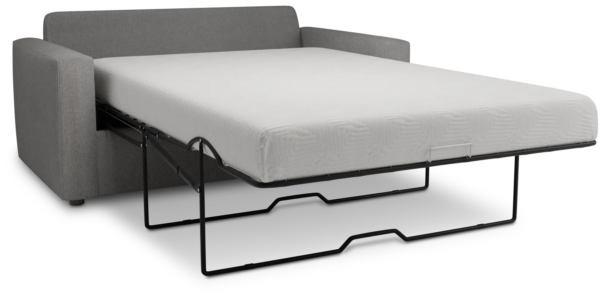 Siesta Peyton Gray Fabric Memory Foam Sleeper Siesta Peyton Gray Fabric Memory Foam Sleeper