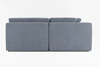 Destin Victory Dark Blue Fabric 8-piece Pit Sectional