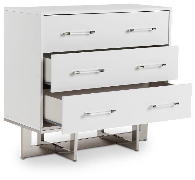 Cortina White Small Drawer Chest