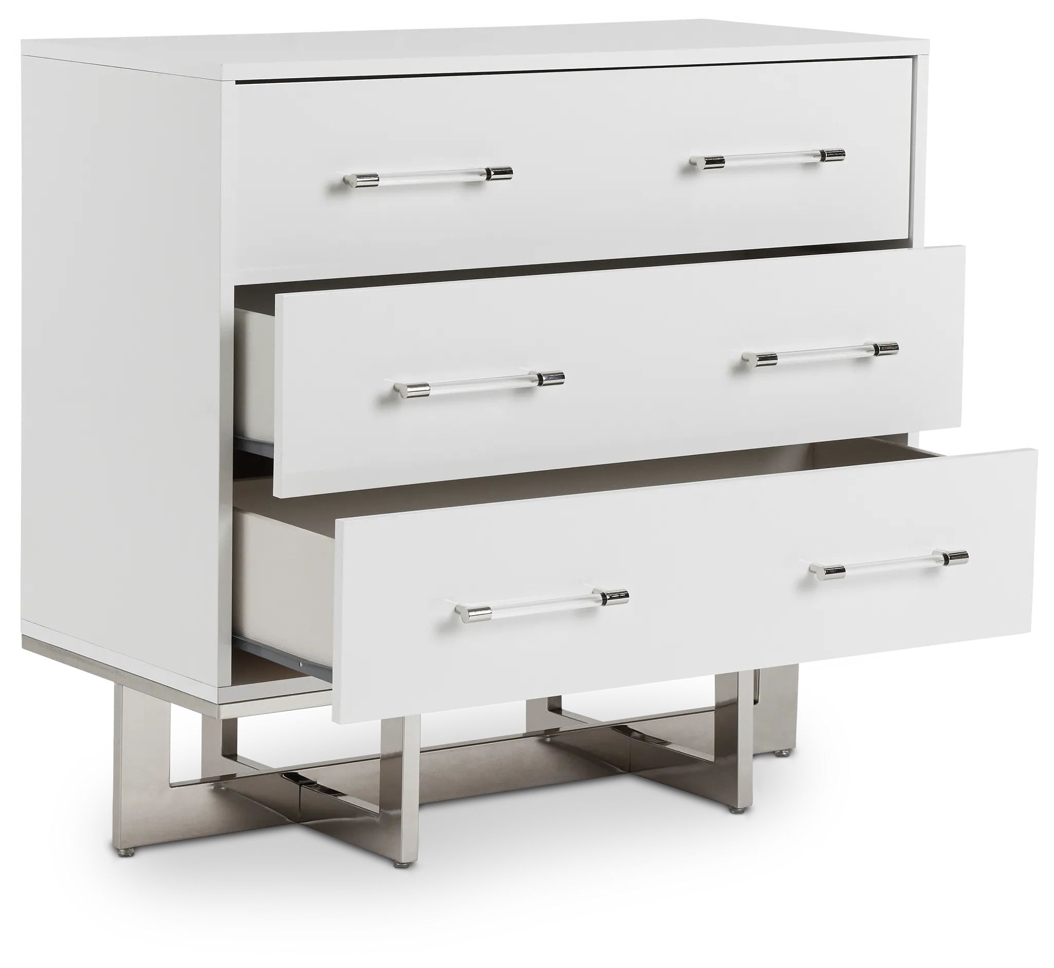 Cortina White Small Drawer Chest