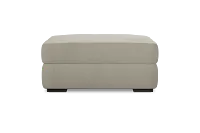 Edgewater Suave Beige Ottoman