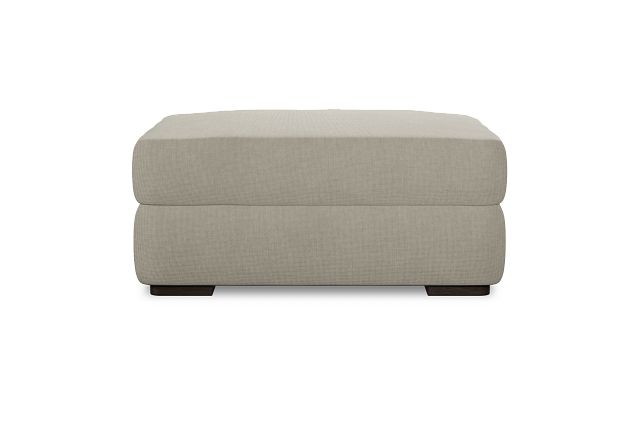 Edgewater Suave Beige Ottoman