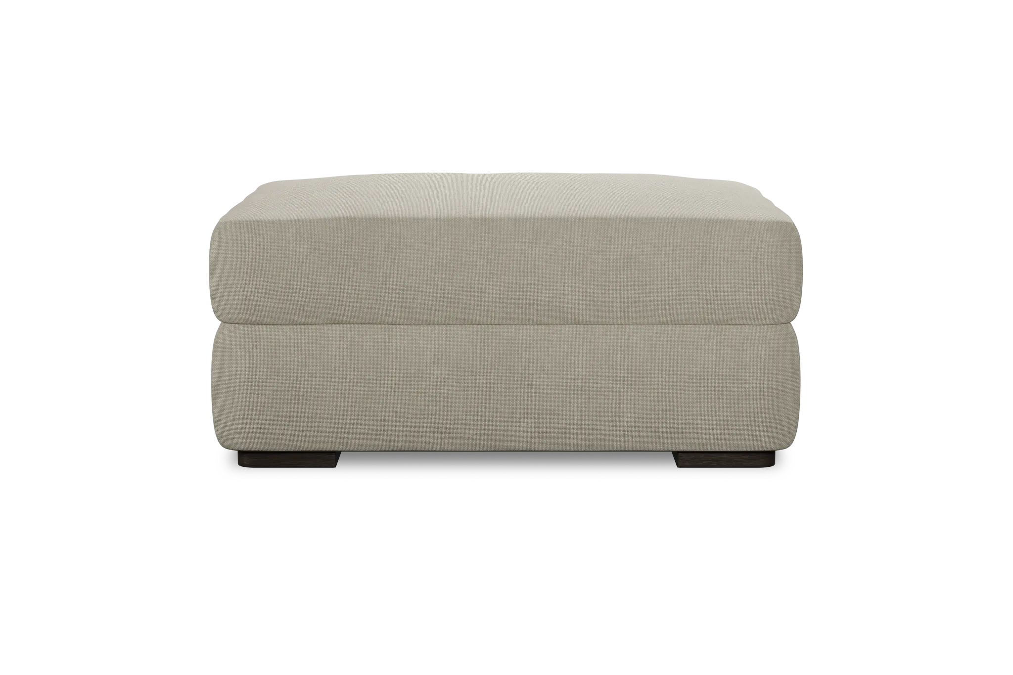 Edgewater Suave Beige Ottoman