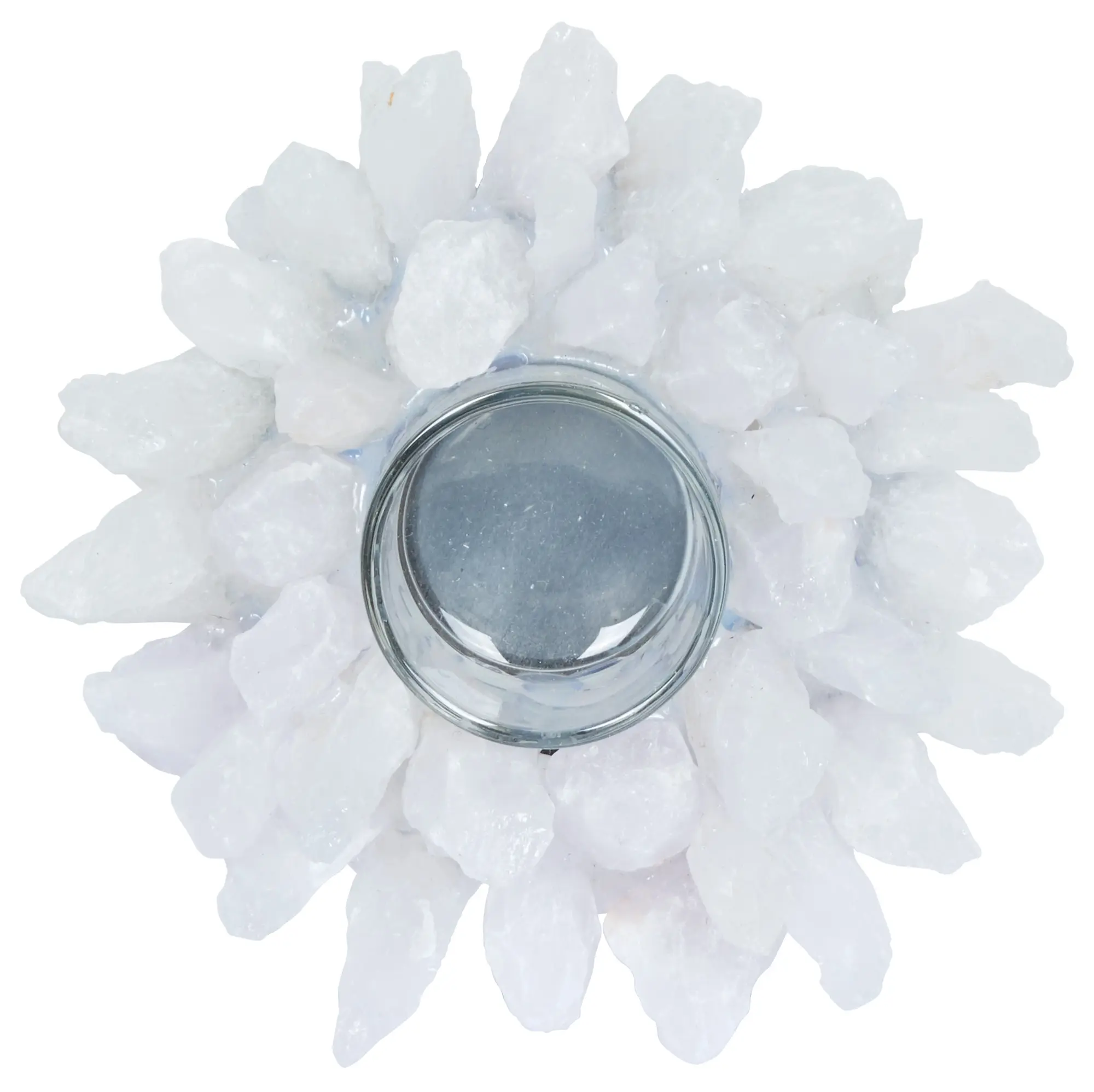 Agate White Candle Holder Agate White Candle Holder