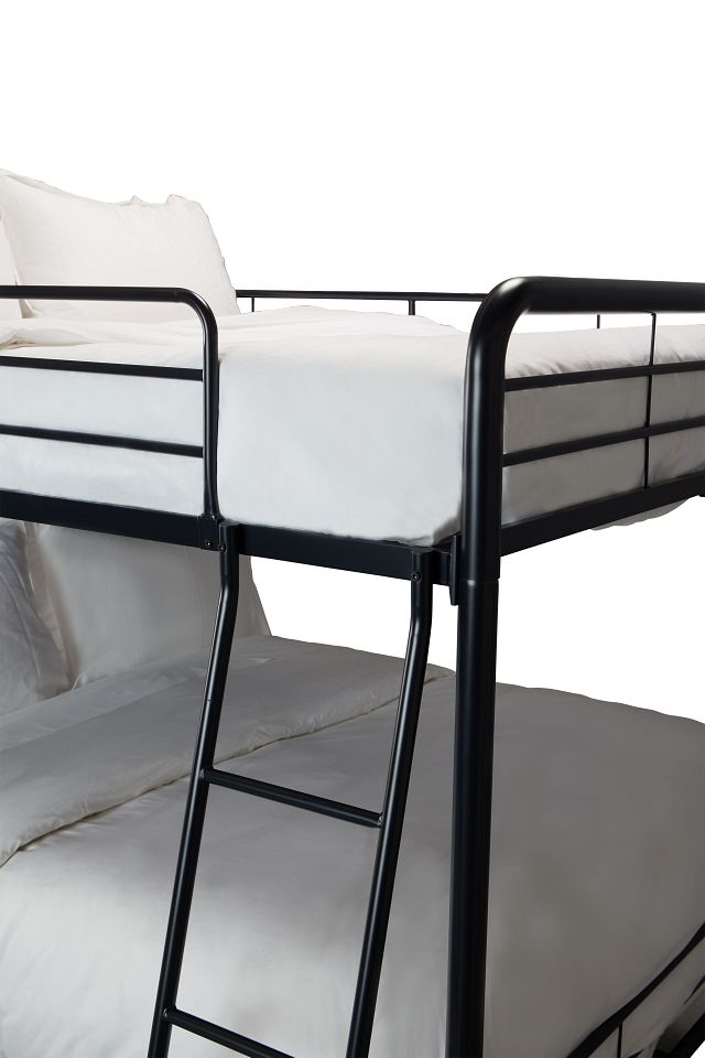 Rory Black Metal Bunk Bed