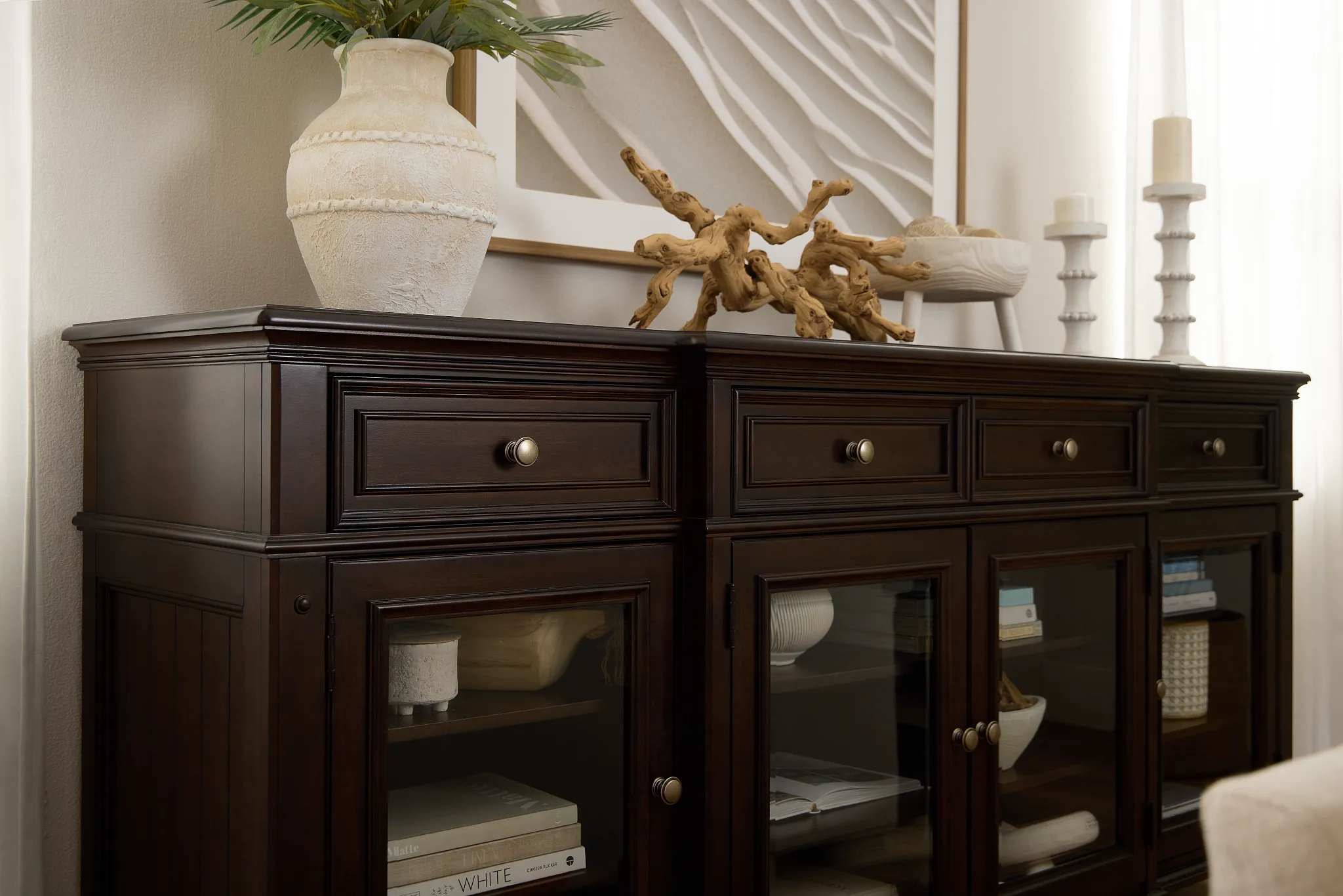 Savannah Dark Tone Credenza