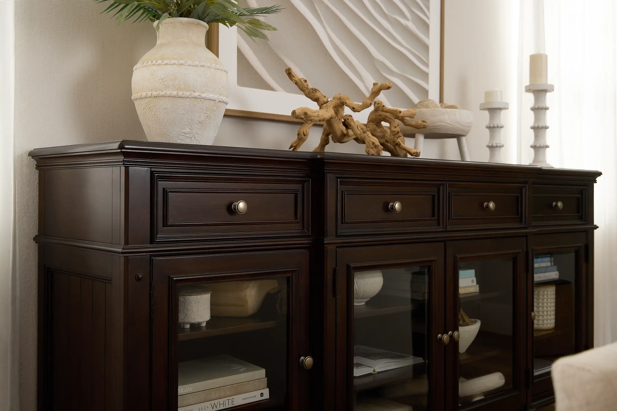 Savannah Dark Tone Credenza Savannah Dark Tone Credenza