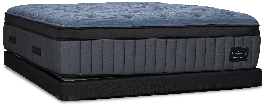 Kevin Charles By Sealy Reserve Lux Firm Low-profile Mattress Set Kevin Charles By Sealy Reserve Lux Firm Low-profile Mattress Set