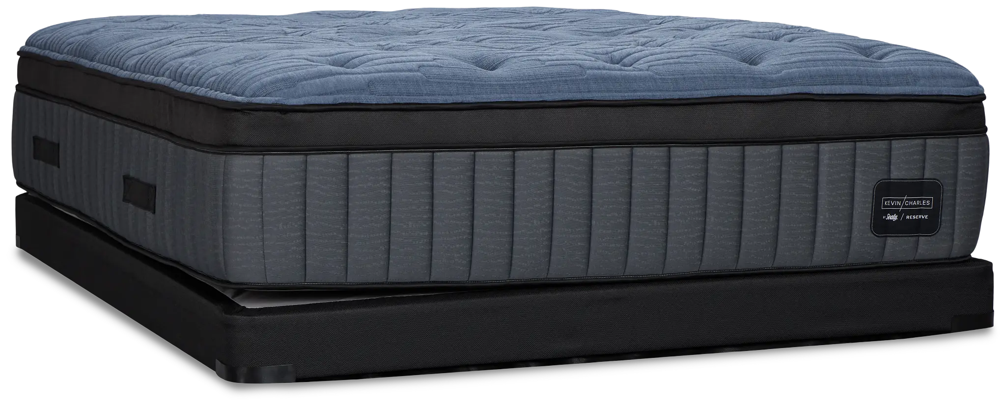 Kevin Charles By Sealy Reserve Lux Firm Low-profile Mattress Set Kevin Charles By Sealy Reserve Lux Firm Low-profile Mattress Set
