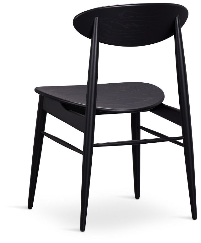 Brisbane Black Wood Side Chair