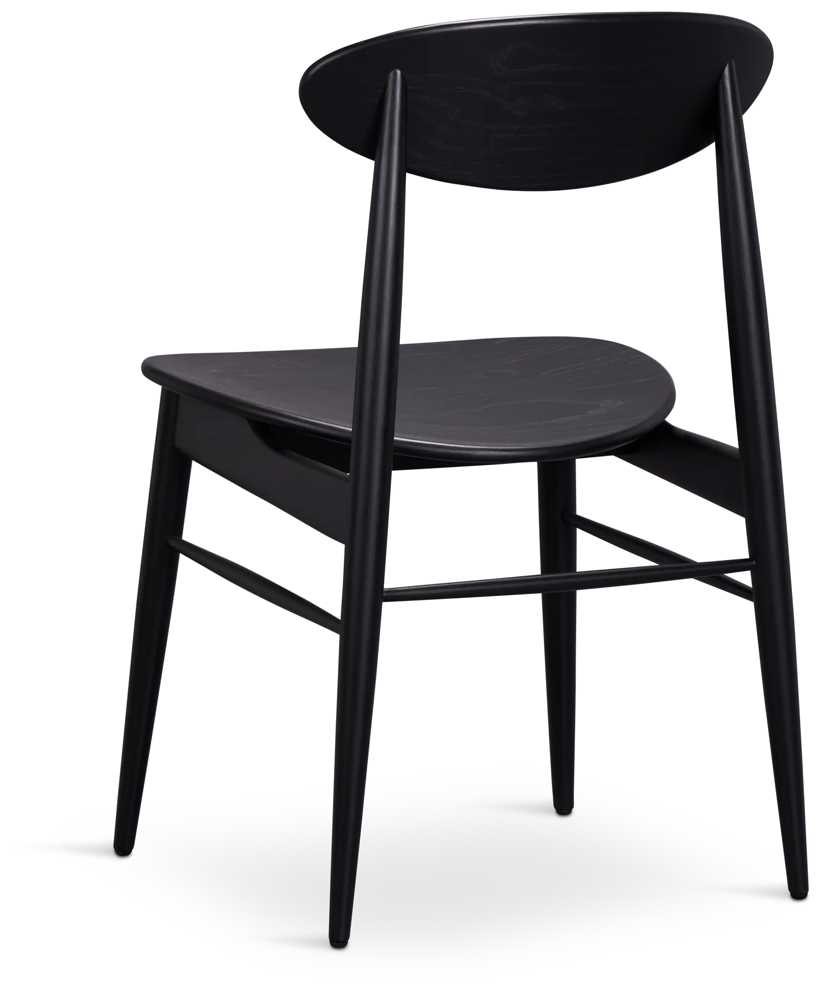 Brisbane Black Wood Side Chair