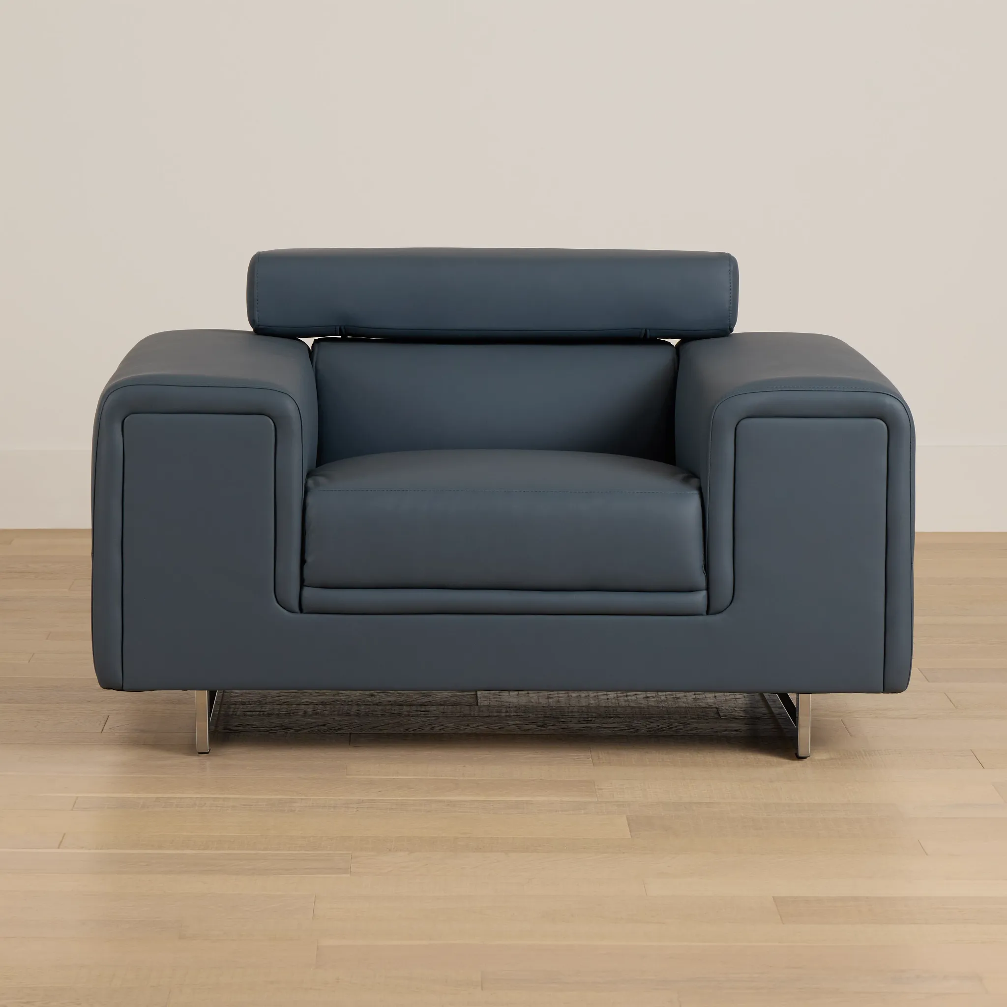 Drew Dark Blue Micro Chair