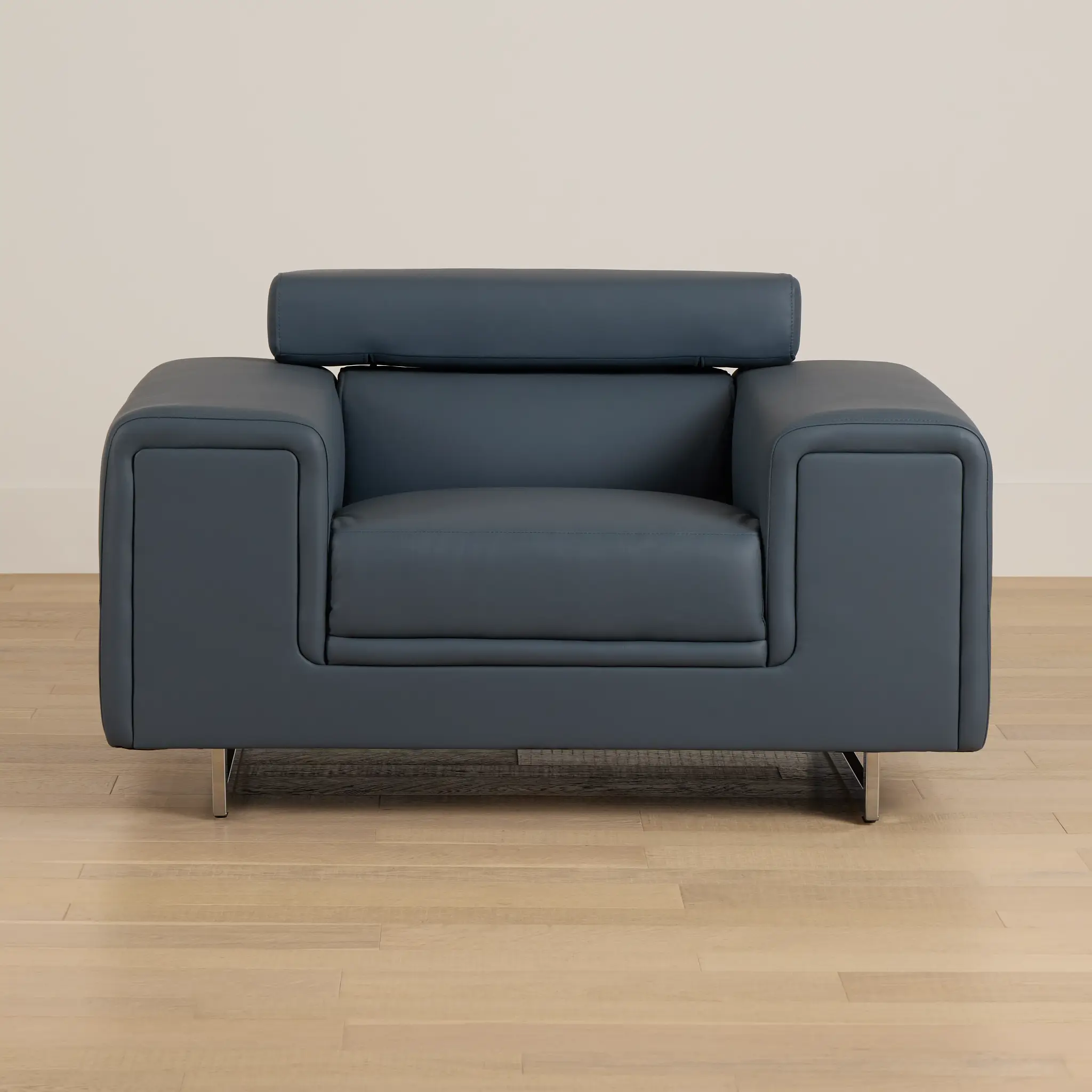 Drew Dark Blue Micro Chair Drew Dark Blue Micro Chair