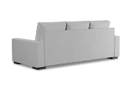 Edgewater Suave White 96" Sofa W/ 3 Cushions
