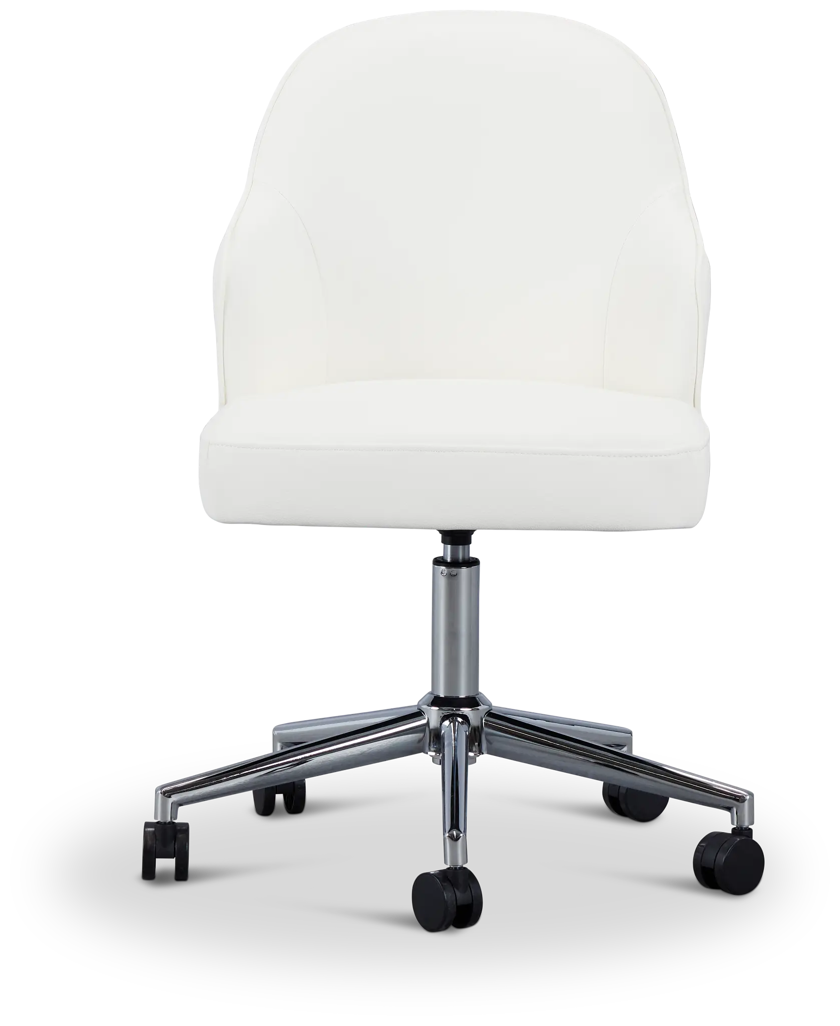 Paige White Swivel Desk Chair Paige White Swivel Desk Chair