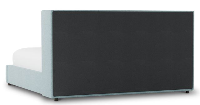 Captiva Elite Light Blue 48" Upholstered Shelter Bed