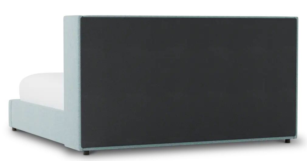 Captiva Elite Light Blue 48" Upholstered Shelter Bed Captiva Elite Light Blue 48" Upholstered Shelter Bed