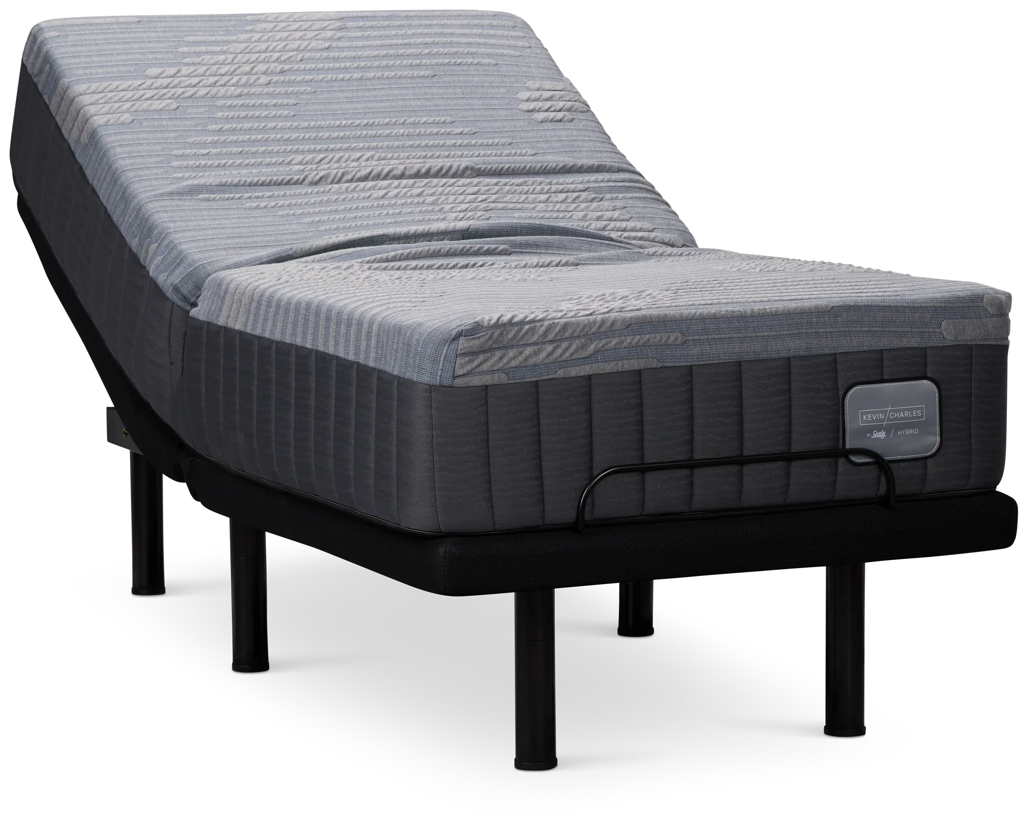 Kevin Charles By Sealy Hybrid Medium Deluxe Adjustable Mattress Set