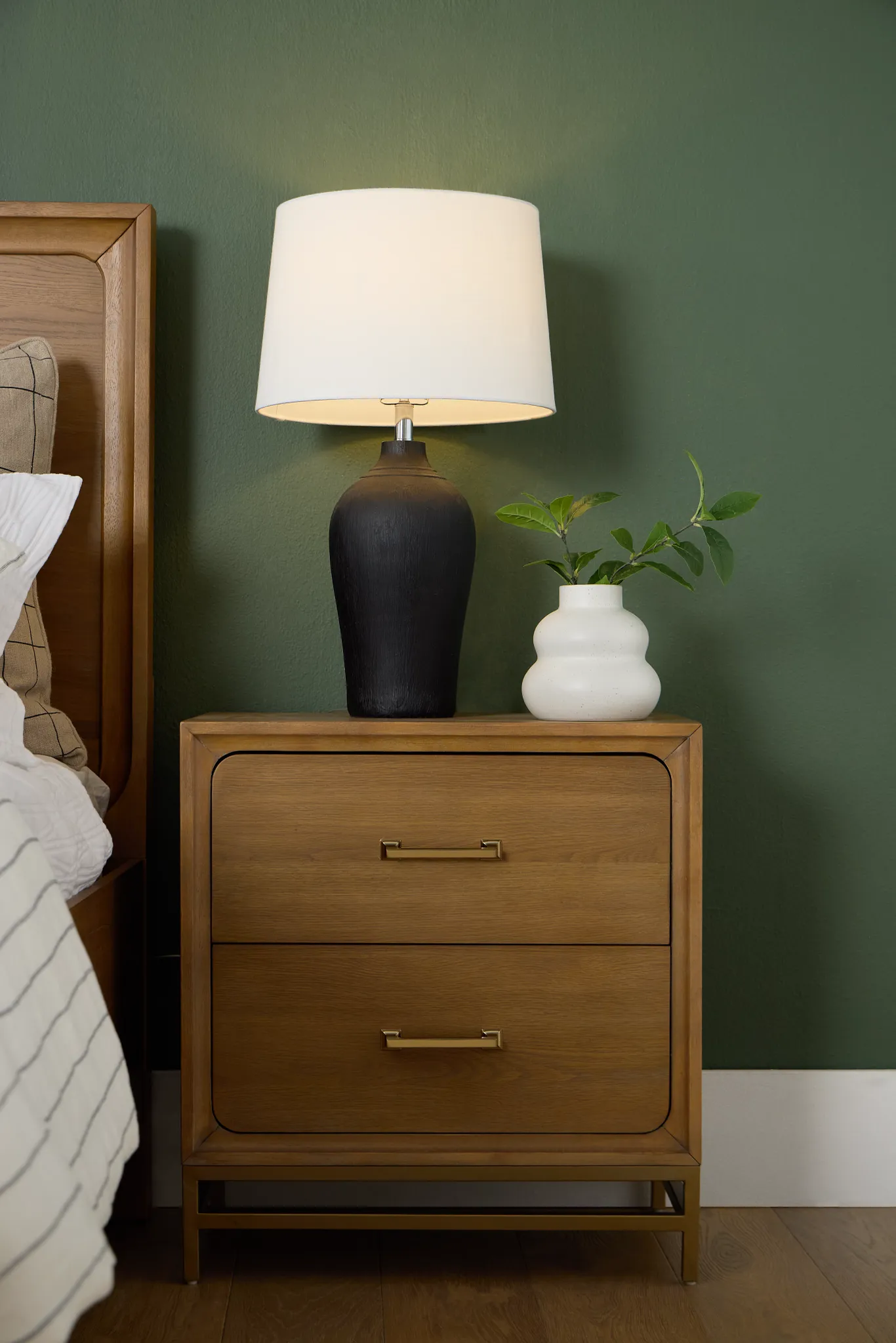 Provo Mid Tone Drawer Nightstand