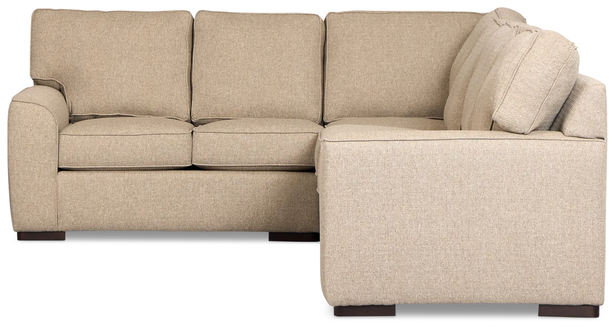 Sinclair Brown Fabric Medium Two-arm Sectional Sinclair Brown Fabric Medium Two-arm Sectional