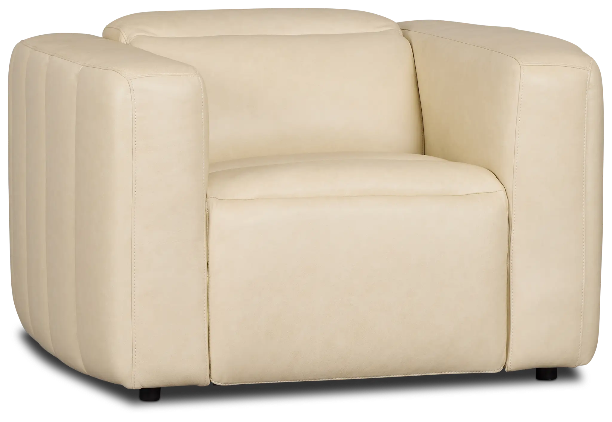 Jace Ivory Lthr/vinyl Power Recliner Jace Ivory Lthr/vinyl Power Recliner
