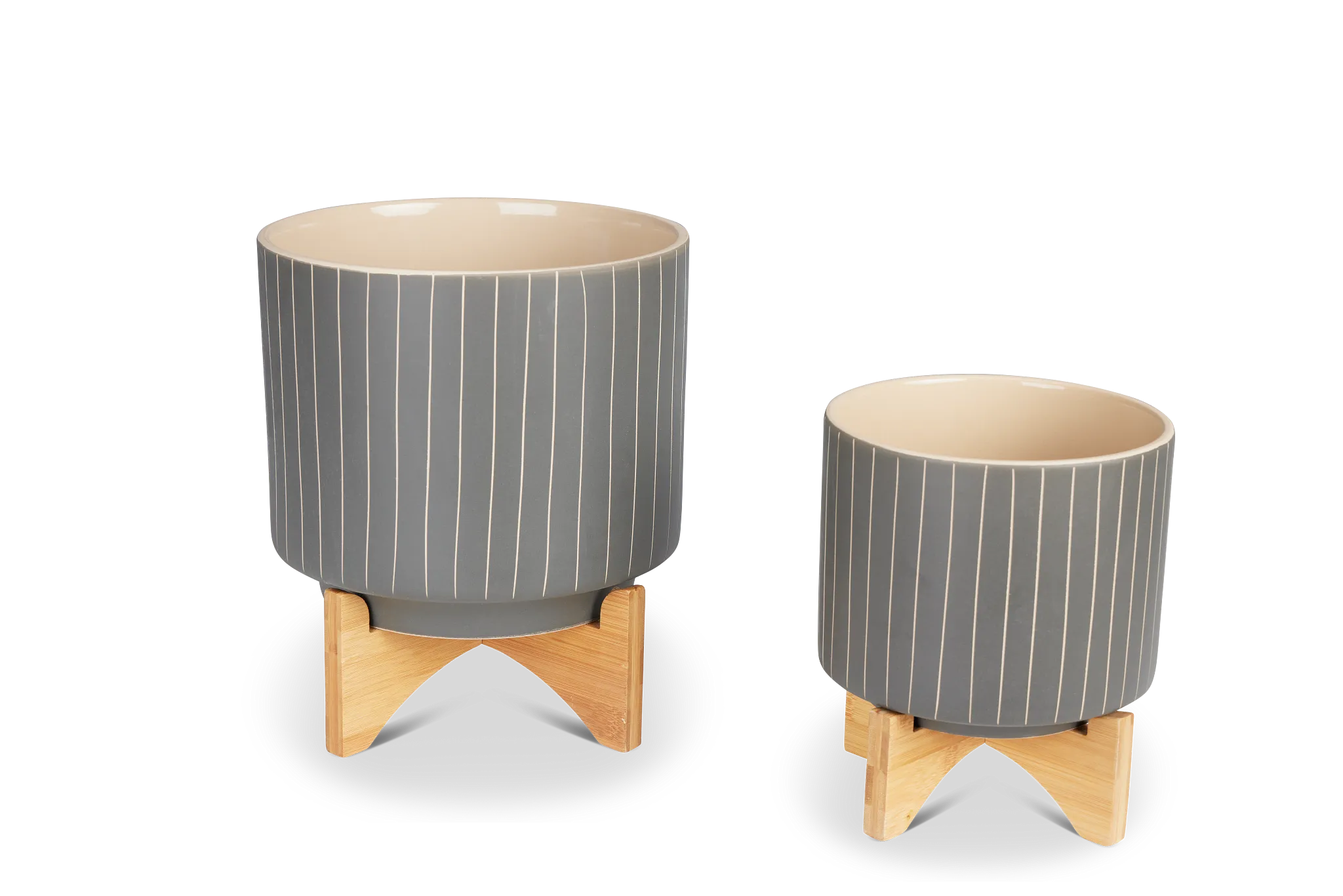 Amias Gray Small Planter