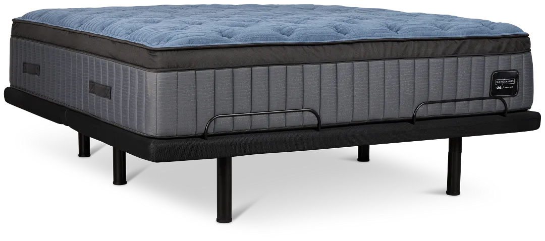 Kevin Charles By Sealy Reserve Lux Plush Plus Adjustable Mattress Set