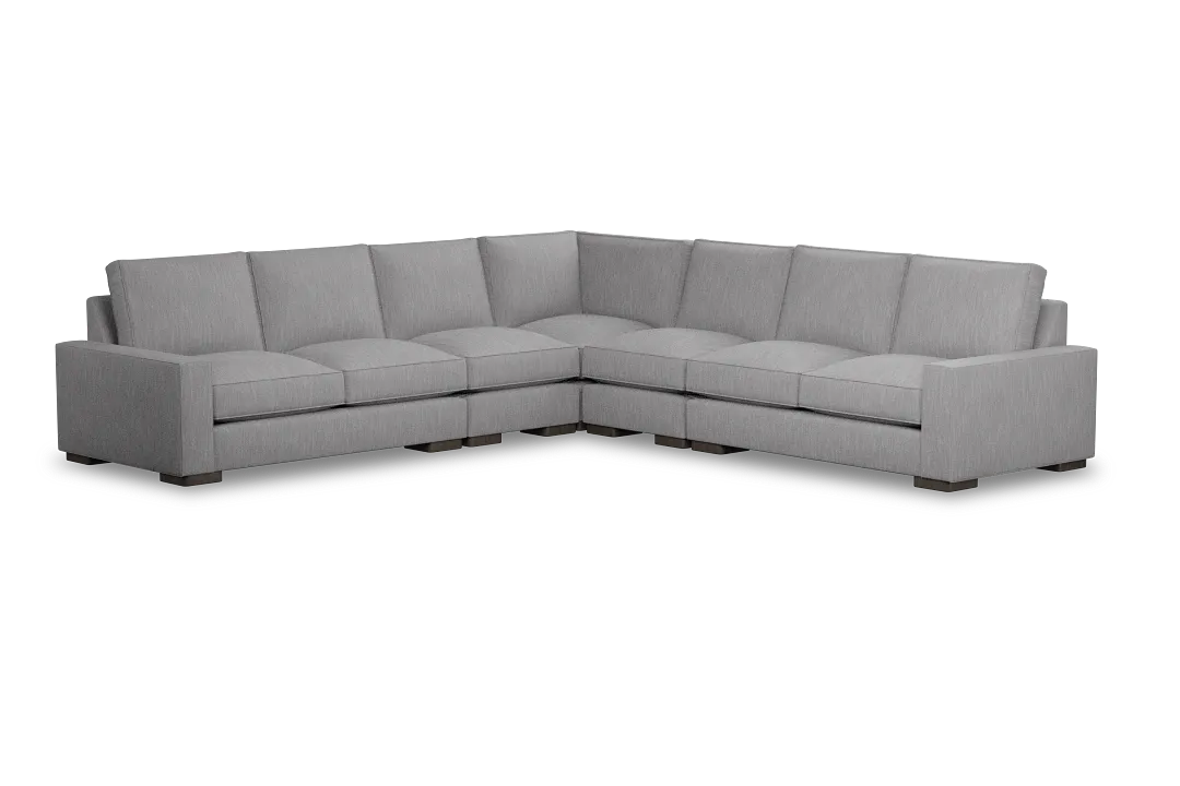 Edgewater Revenue Gray Large Two-arm Sectional