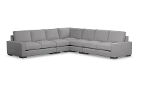 Edgewater Revenue Gray Large Two-arm Sectional
