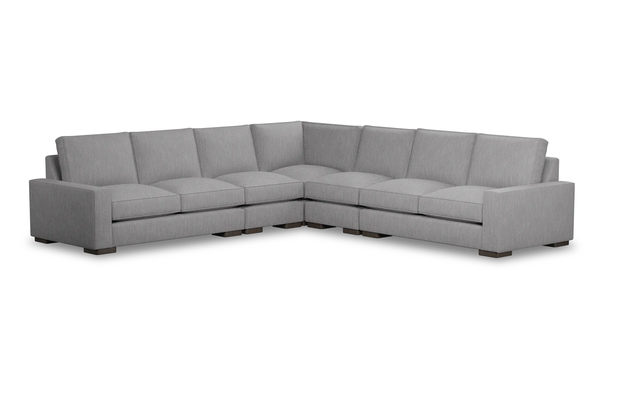 Edgewater Revenue Gray Large Two-arm Sectional