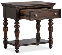Savannah Dark Tone 1-drawer Nightstand