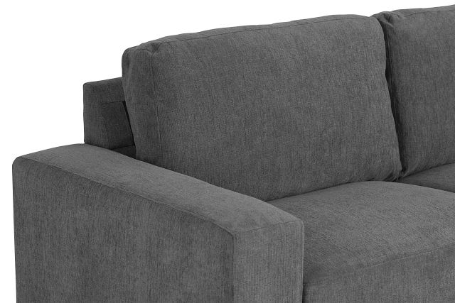 Estelle Dark Gray Fabric Sofa (1)