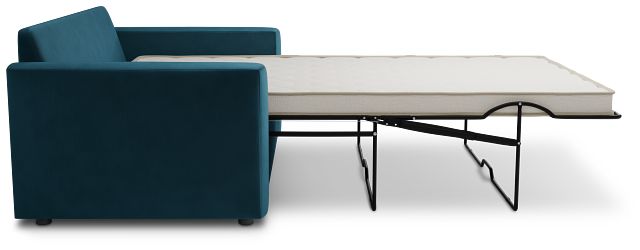 Siesta Joya Teal Fabric Innerspring Sleeper