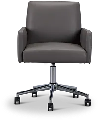 Skye Dark Gray Swivel Desk Chair