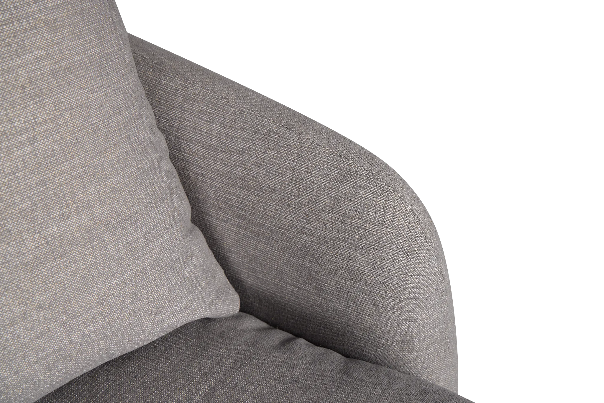 Serena Gray Fabric Swivel Chair