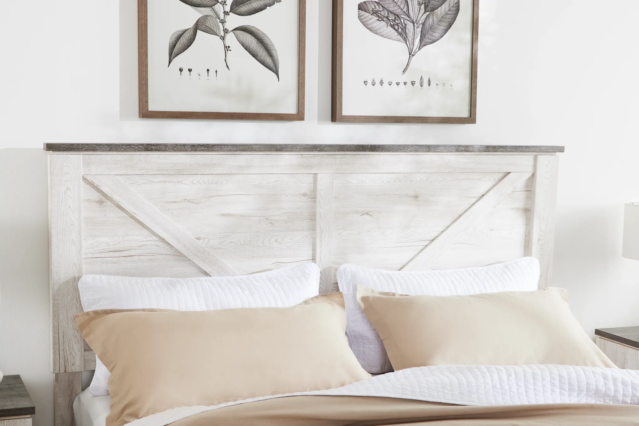 Blueridge Two-tone Panel Bed