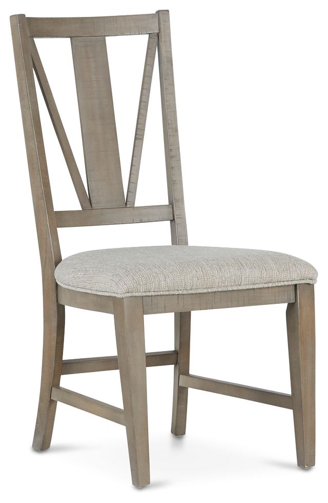 Heron Cove Light Tone Upholstered Side Chair (2)