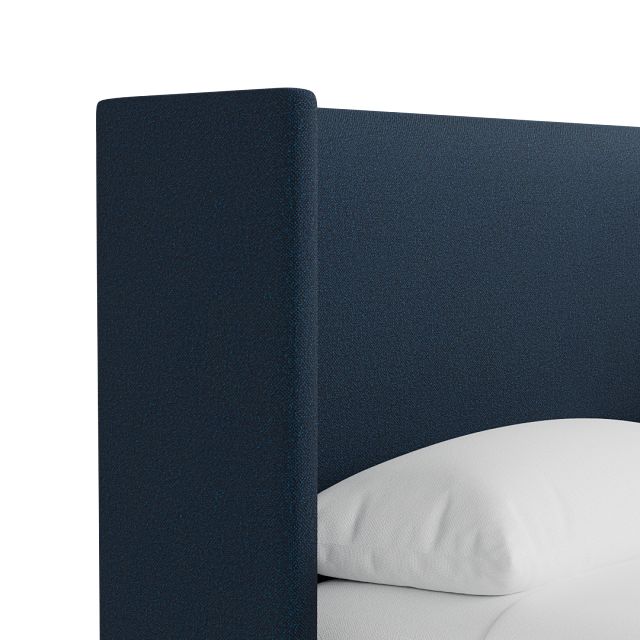 Captiva Elite Navy 48" Upholstered Shelter Bed