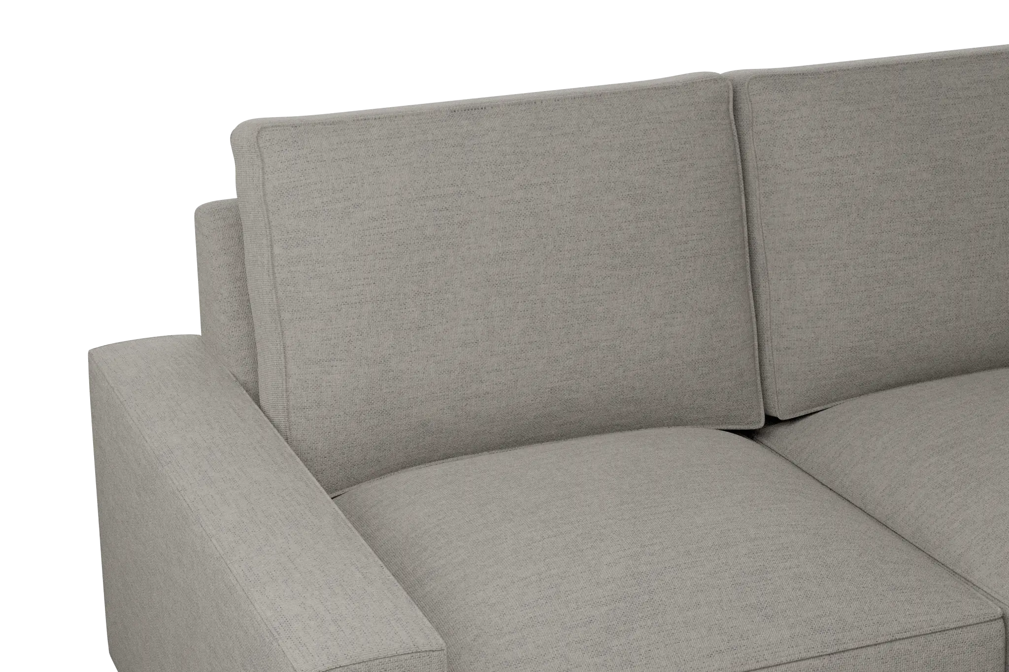 Edgewater Maguire Pewter Large Right Chaise Sectional Edgewater Maguire Pewter Large Right Chaise Sectional