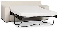 Sinclair Light Beige Fabric Cooling Memory Foam Sleeper