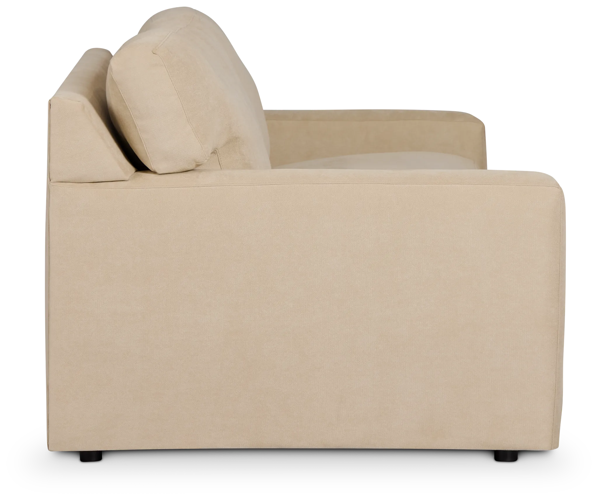 Hudson Beige Fabric Sofa