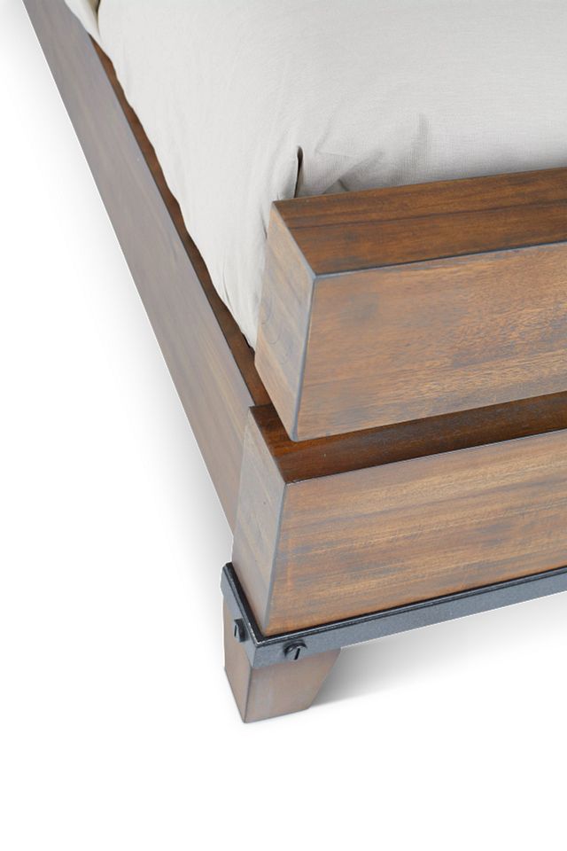 Forge Dark Tone Panel Bed